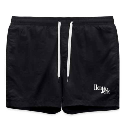 Hen&Jerk BASIC Badeshorts - Schwarz